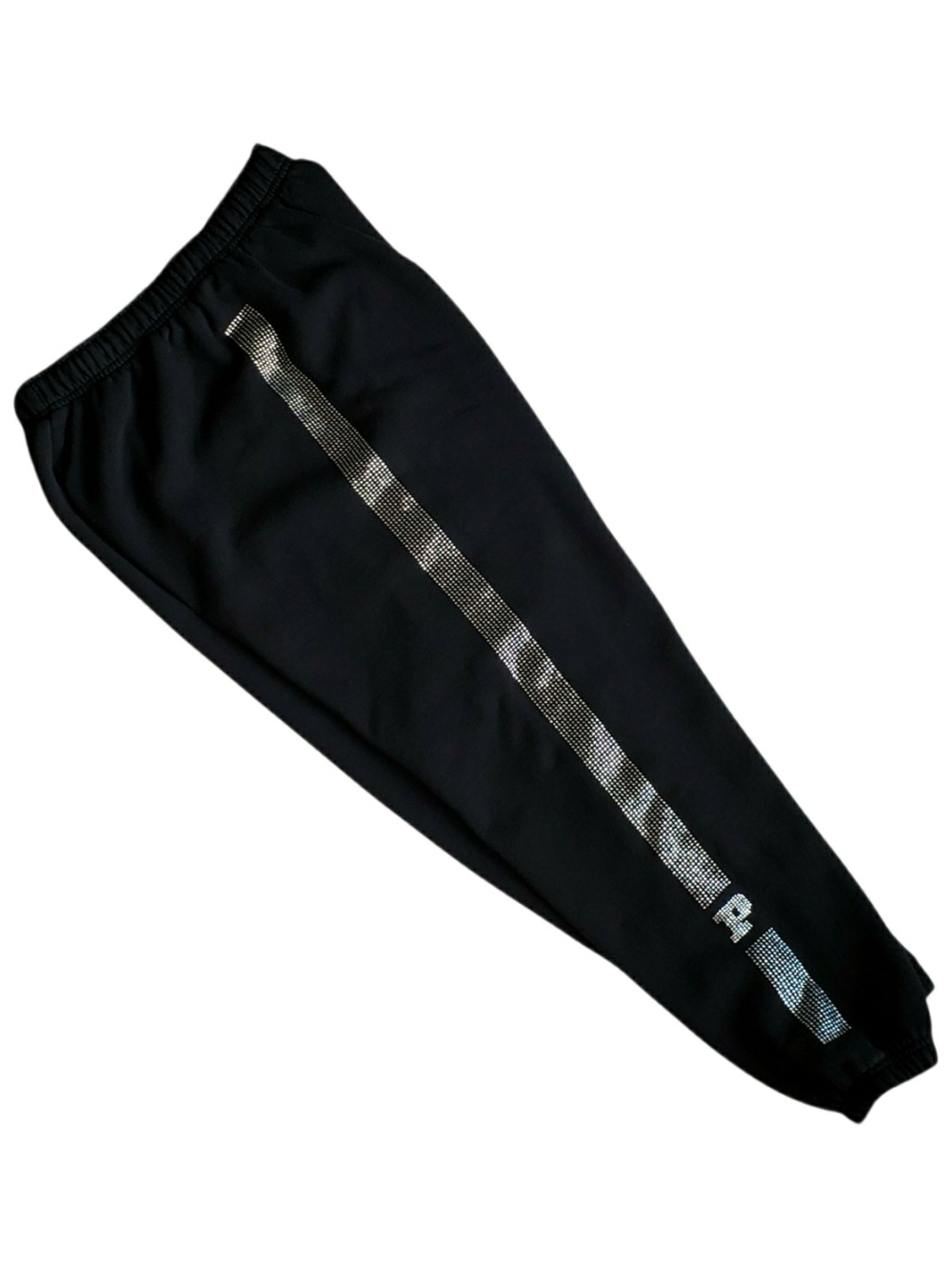 PINK Victoria’s Secret Bling Rhinestone Sweatpants Size S Black Joggers Limited